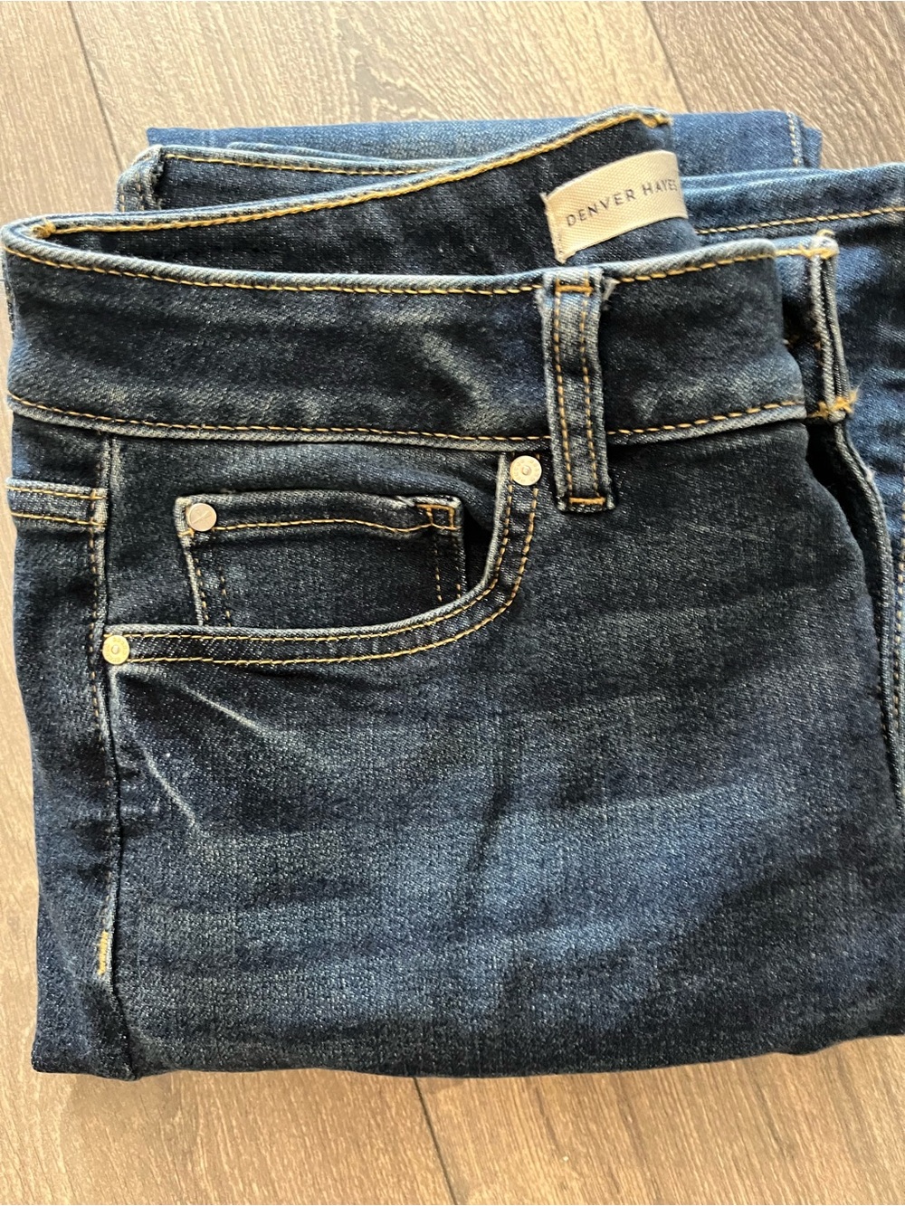Denver Hayes Women’s High-Rise Dark Blue Jeans sz 12
